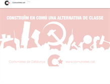 Tablet Screenshot of comunistes.cat
